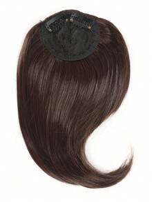 Flecos corto recto sintético pelo - Marrón - Ver 5