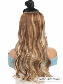 長款卷合成纖維接髮 - 間色 - 查看 2
