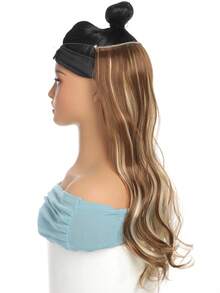 長款卷合成纖維接髮 - 間色 - 查看 3