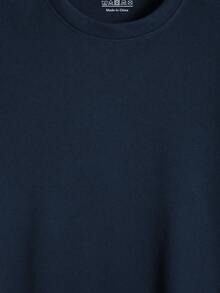 Áo thun nam Hoạt hình Slogan Giải trí - Màu xanh hải quân - Xem 5