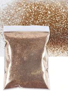 1 包美甲闪光粉 DIY 指甲饰品 指甲宝石 指甲用品 - 金色 - 查看 3