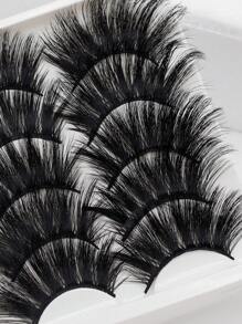 5對超長假睫毛 - 黑色 - 查看 3