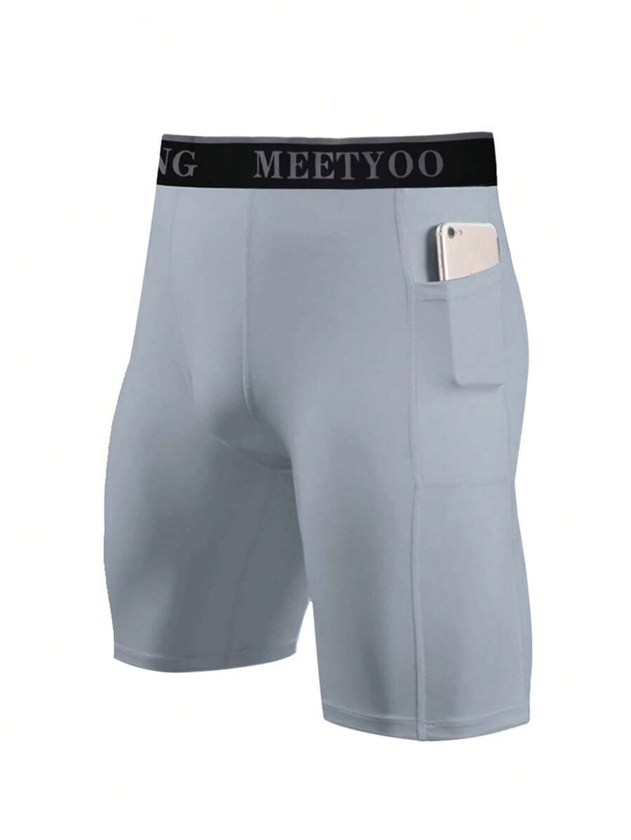 Quần tất thể thao Nam - Xám - Xem 1