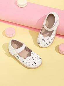 Baby Hollow Out Căn hộ thoáng khí thoải mái cho ngoài trời - trắng - Xem 4