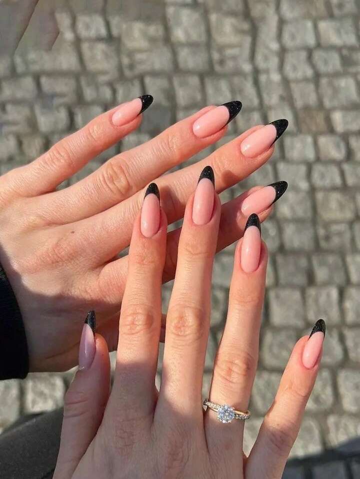 sharp almond nails