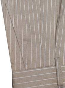 Quần Short Nam Nút Túi Dây kéo Sọc Giải trí - Lạc đà - Xem 5