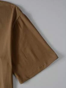 Manfinity Hypemode Áo thun & Áo lót Nam Slogan Giải trí - màu nâu - Xem 7