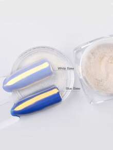 3Pcs Pearl, Diamond Dust Pink, Mirror Effect & Shell Pink Nail Art Decoration Nail Supplies Nails Nail Charms Nail Gems - Multicolor - View 3