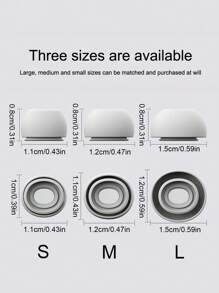 3 tai nghe Bluetooth không dây chuyên nghiệp kèm nút tai bằng silicon - trắng - Xem 9