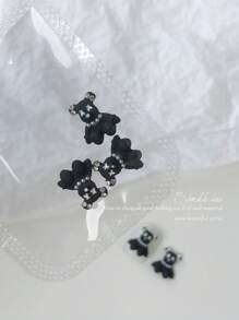 5 件 3D 熊图案美甲装饰 DIY 指甲饰品 美甲宝石 美甲用品 指甲 - 彩色 - 查看 4