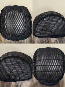 Tóc Giả Tổng Hợp Xoăn Dài Có Bangs - Vàng - Xem 6