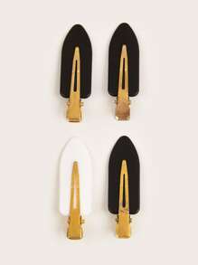 4pcs Salon Bangs Clip - Multicolor - View 3