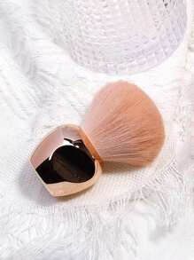 1 chiếc cọ đánh phấn/má hồng mềm mịn với thiết kế nhỏ gọn, sợi, tiện lợi khi trang điểm - Hồng - Xem 4