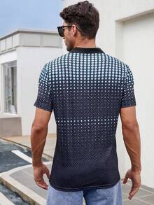 Manfinity Homme Men Allover Print Polo Shirt - Multicolor - View 2