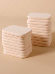 气垫粉扑化妆海绵套装，20 件柔软触感化妆海绵套装适合所有肤质 - 杏色 - 查看 6