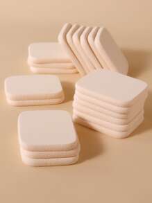 气垫粉扑化妆海绵套装，20 件柔软触感化妆海绵套装适合所有肤质 - 杏色 - 查看 7