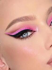 1張水鑽裝飾眼線筆紋身貼紙 - 彩色 - 查看 5