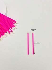 500 chiếc cọ môi dùng một lần - Màu Hồng Tươi - Xem 6