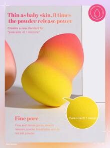 3入組漸層化妝海綿 - 橘色 - 查看 4