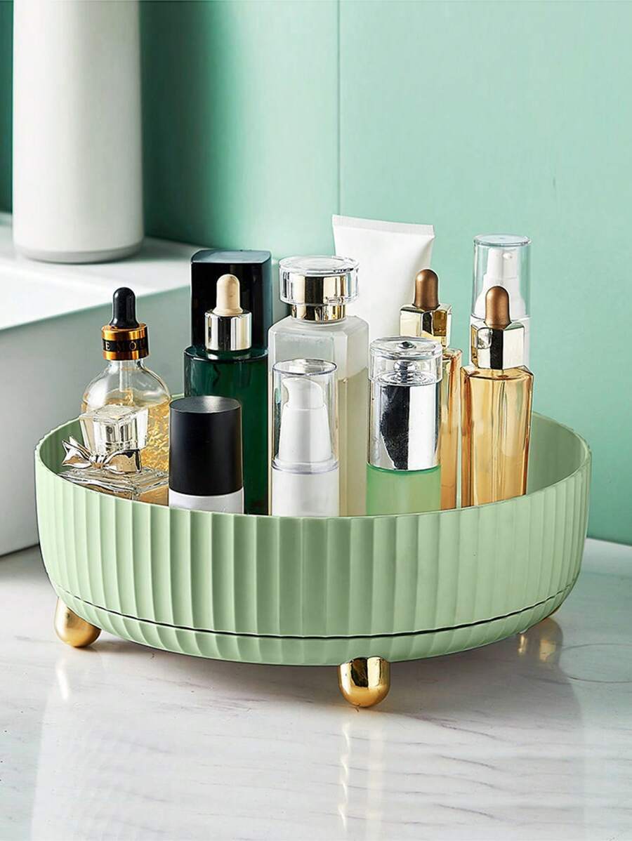 化妆品收纳盒 360 度旋转化妆品收纳盒化妆展示盒大容量护肤品收纳盒美容收纳盒多功能化妆品收纳盒、房间、家居、卧室、浴室、房屋、粉色房间、客厅装饰、旅行用品、礼品袋、送给妈妈、爸爸、男士、朋友、老师、生日、婚礼、书桌、架子、配件、礼品盒、趣味礼物、收纳 - 薄荷綠 - 查看 1