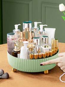 化妆品收纳盒 360 度旋转化妆品收纳盒化妆展示盒大容量护肤品收纳盒美容收纳盒多功能化妆品收纳盒、房间、家居、卧室、浴室、房屋、粉色房间、客厅装饰、旅行用品、礼品袋、送给妈妈、爸爸、男士、朋友、老师、生日、婚礼、书桌、架子、配件、礼品盒、趣味礼物、收纳 - 薄荷綠 - 查看 2