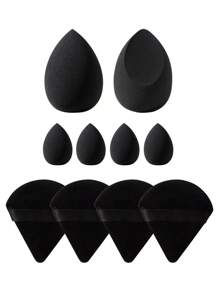 4pcs Makeup Puff & 6ps Makeup Sponge - Multicolor - View 1