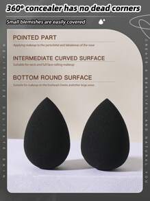 4pcs Makeup Puff & 6ps Makeup Sponge - Multicolor - View 3