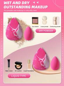 Bộ 7 miếng mút trang điểm hỗn hợp, Trang điểm, Giá rẻ, Trang trí phòng, Bàn trang điểm, Du lịch, Phòng ngủ, Phụ kiện trang điểm, Bông phấn, Cọ trang điểm, Bông phấn, Bông mút trang điểm - Nhiều màu - Xem 2