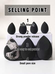 7pcs Makeup Sponge Set - Multicolor - View 6