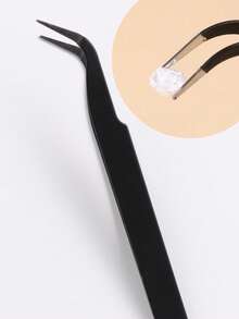 FULL BEAUTY 1 hộp lưu trữ trang trí móng tay di động & 1 nhíp - Màu Hồng Tươi - Xem 5