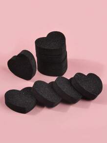 20 cái Bộ dũa móng thiết kế hình trái tim 180/240 Grit - màu đen - Xem 4