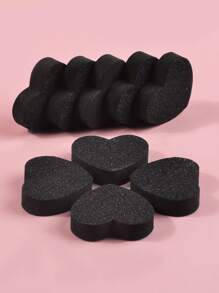 20 cái Bộ dũa móng thiết kế hình trái tim 180/240 Grit - màu đen - Xem 6