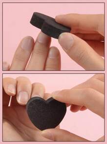 20 cái Bộ dũa móng thiết kế hình trái tim 180/240 Grit - màu đen - Xem 7