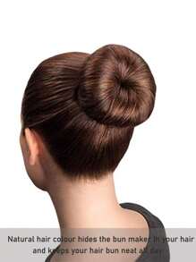 3pcs Hair Bun Maker Tool - Black - View 2