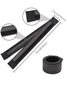 3pcs Hair Bun Maker Tool - Black - View 5