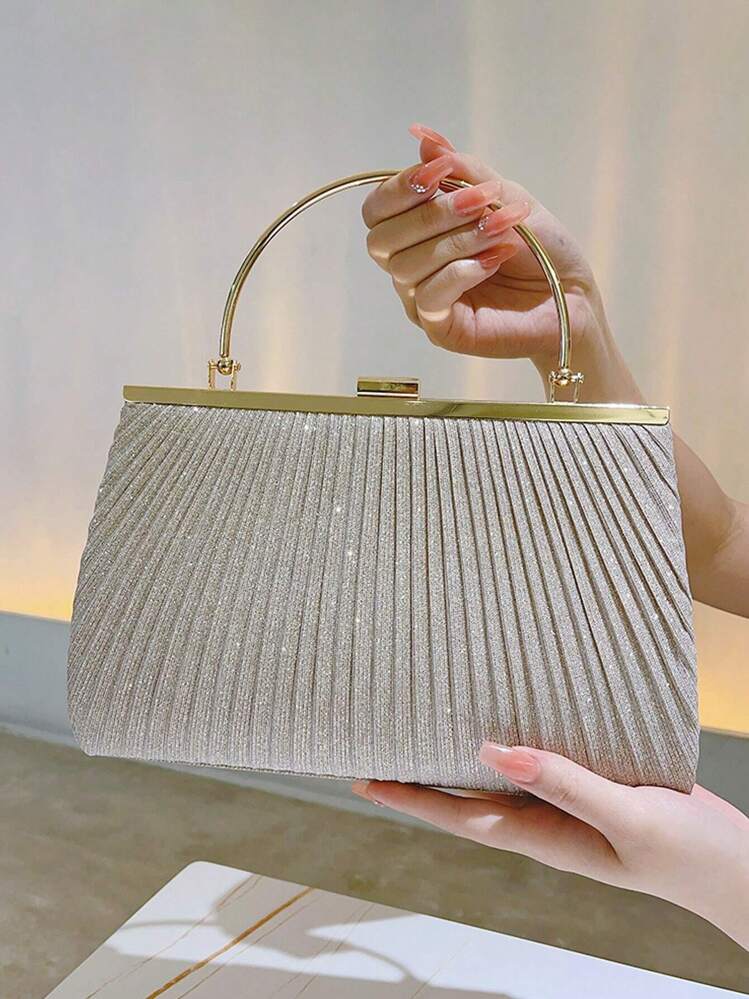 Pochette Da Sera In Pelle Verniciata Da Donna, Elegante Borsa A Tracolla Borsa A Tracolla Per Natale Matrimonio Festa Ballo Di Fine Anno~p138485222