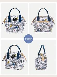 Bebé Bolsa de pañales con patrón de elefante de mano - Multicolor - Ver 8