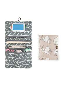 Waterproof Baby Diaper Storage Bag Portable Hand-Held Toiletry Bag For Outdoor Use - Multicolor - View 1