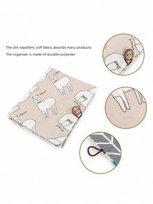 Waterproof Baby Diaper Storage Bag Portable Hand-Held Toiletry Bag For Outdoor Use - Multicolor - View 3