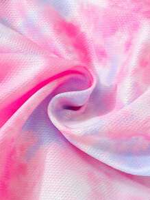 SHEIN 嬰兒紮染卡通圖案長褲 - 彩色 - 查看 5