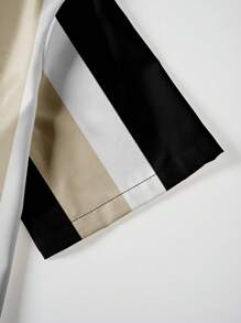 Manfinity Dauomo Men Striped Print Shirt