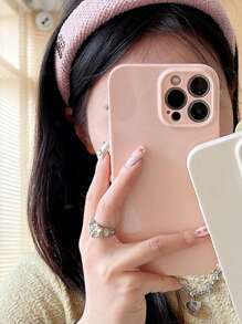 Solid Phone Case - Pink - View 3