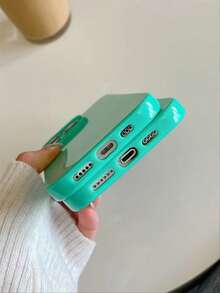 Solid Phone Case - Green - View 3