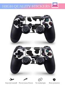 1 bộ Nhãn dán hoa văn bò tương thích với Sony PS4 Slim - Nhiều màu - Xem 3