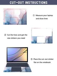 2 miếng dán bảo vệ máy tính xách tay bằng đá cẩm thạch - Nhiều màu - Xem 4