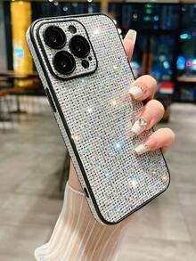 Hadaasi Vỏ điện thoại trang trí rhinestone - trắng - Xem 5