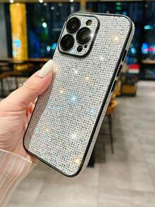 Hadaasi Vỏ điện thoại trang trí rhinestone - trắng - Xem 6