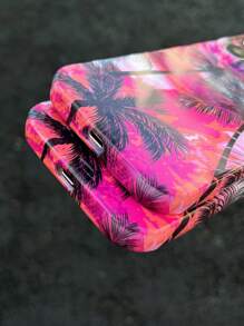 Vỏ điện thoại in hình cây dừa - Màu Hồng Tươi - Xem 5