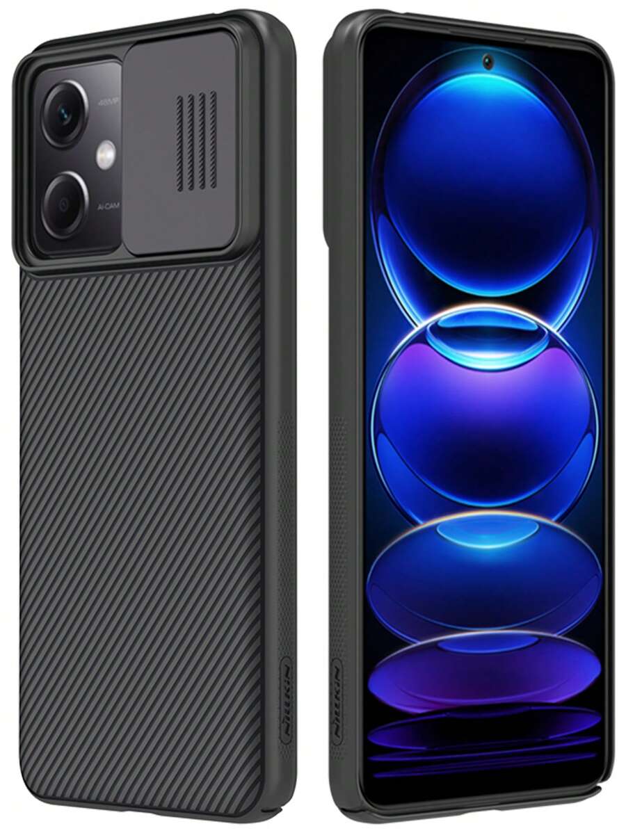 NILLKIN 1 Ốp Lưng Tương Thích Với Poco X5 5G / X4 Pro / X4 GT / X3 Pro / X3 NFC, Ốp Điện Thoại Chống Sốc Có Nắp Trượt Camera - màu đen - Xem 1
