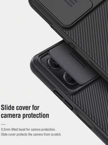 NILLKIN 1 Ốp Lưng Tương Thích Với Poco X5 5G / X4 Pro / X4 GT / X3 Pro / X3 NFC, Ốp Điện Thoại Chống Sốc Có Nắp Trượt Camera - màu đen - Xem 4